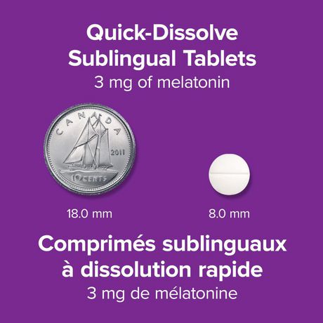 Webber Naturals® Melatonin Quick Dissolve, 3 mg