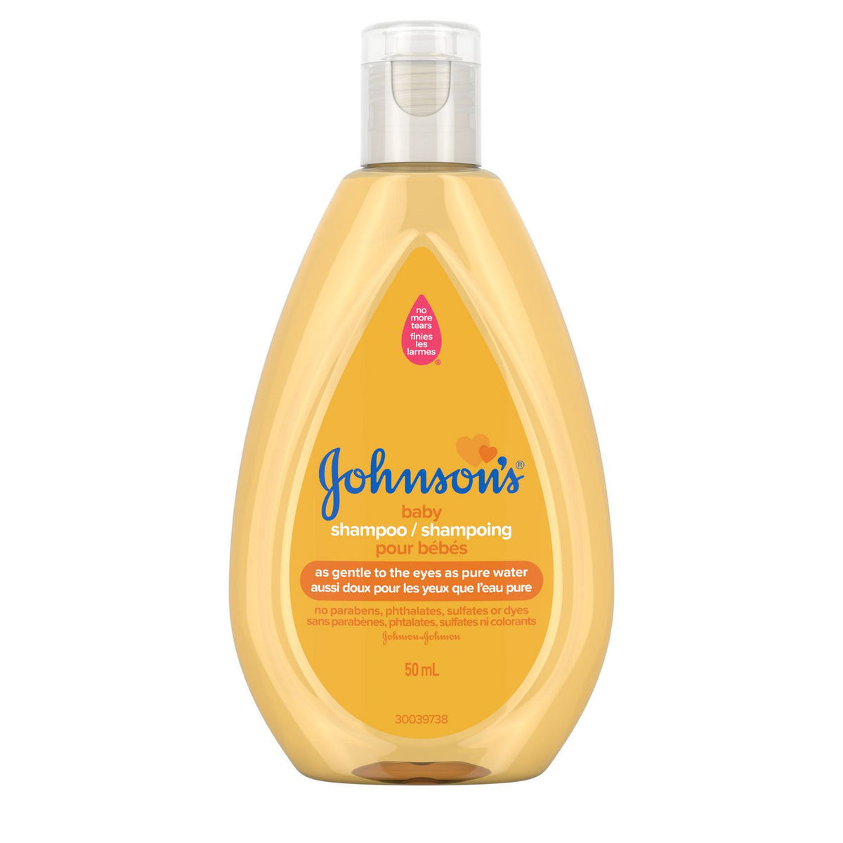 Johnson's Baby Shampoo, Paraben and Tear Free, Travel Size