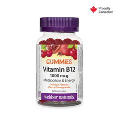 Webber Naturals ® Vitamin B12 Gummies, 1000 mcg - Zecoya