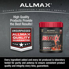 Allmax ISOFLEX Pure Whey Protein Isolate Chocolate Powder - Zecoya