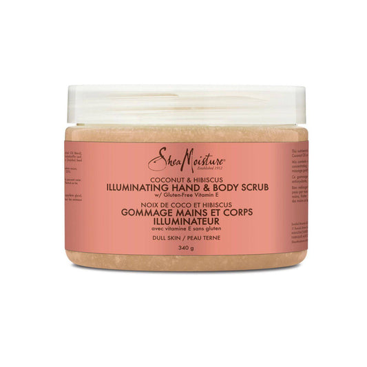 SheaMoisture Coconut & Hibiscus Illuminating Hand & Body Scrub - Zecoya