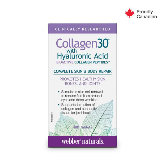 Webber Naturals® Collagen30® with Hyaluronic Acid Bioactive Collagen Peptides™ - Zecoya