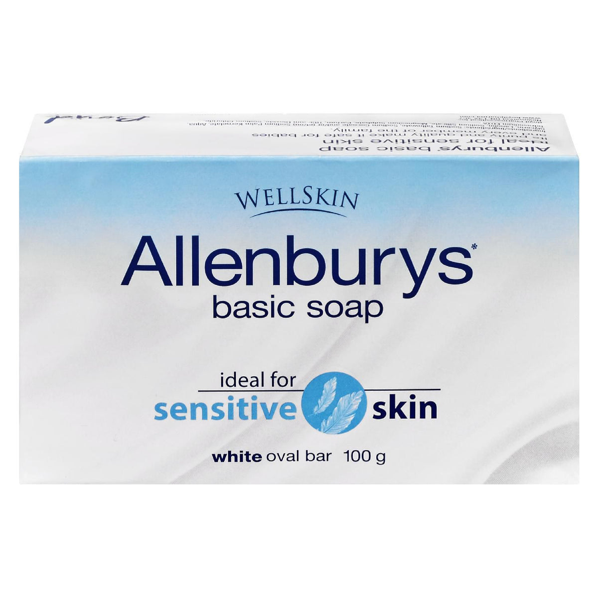 Allenburys White Oval Basic bar Soap