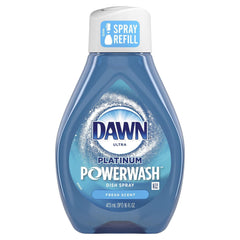 Dawn Platinum Powerwash Dish Spray Refill, Dish Soap, Fresh Scent - Zecoya