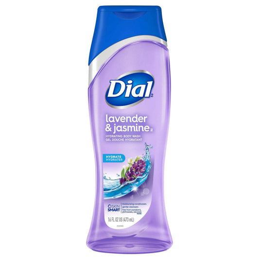 Dial Body Wash, Lavender & Jasmine, 473mL - Zecoya