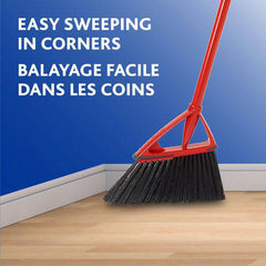 Vileda Oskar Broom with Dustpan - Angled Bristles for Superior Sweeping - Zecoya