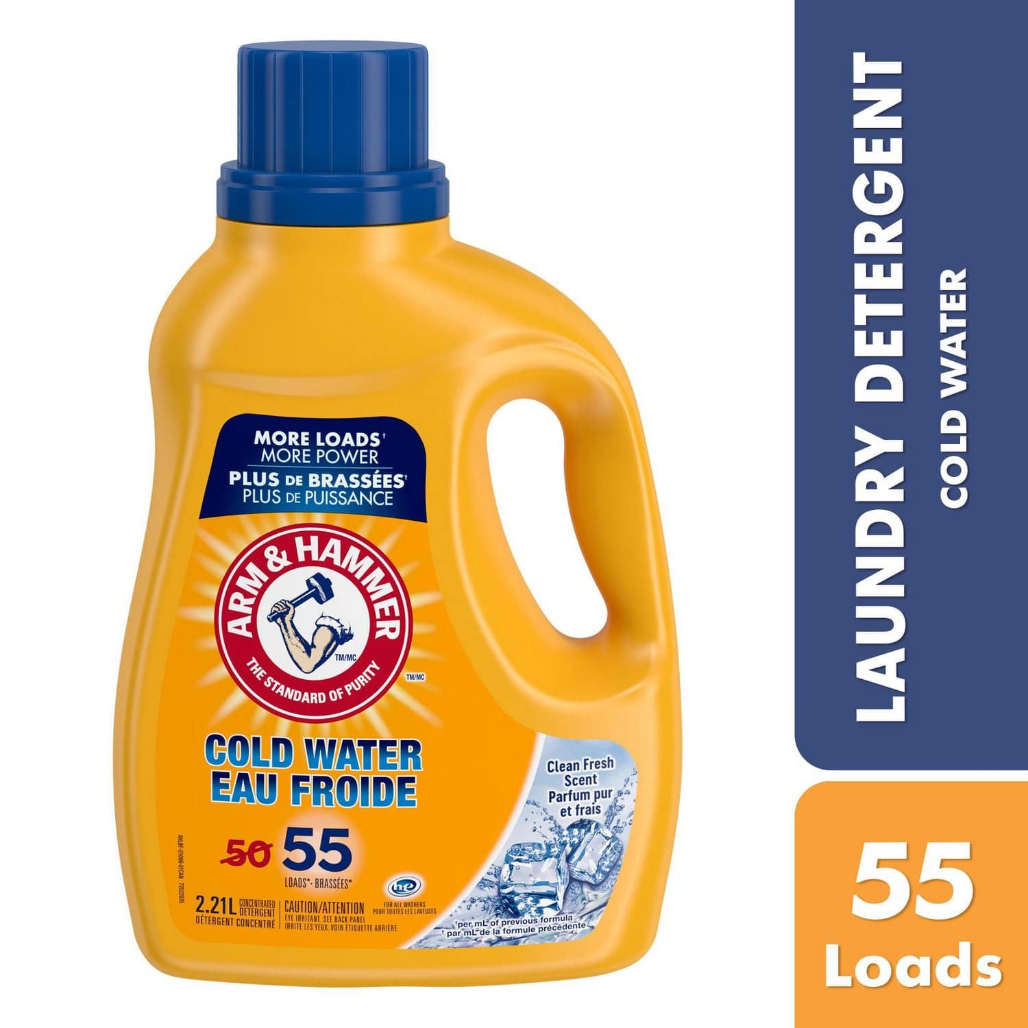 Arm & Hammer Cold Water Liquid Laundry Detergent Clean Fresh Scent - Zecoya