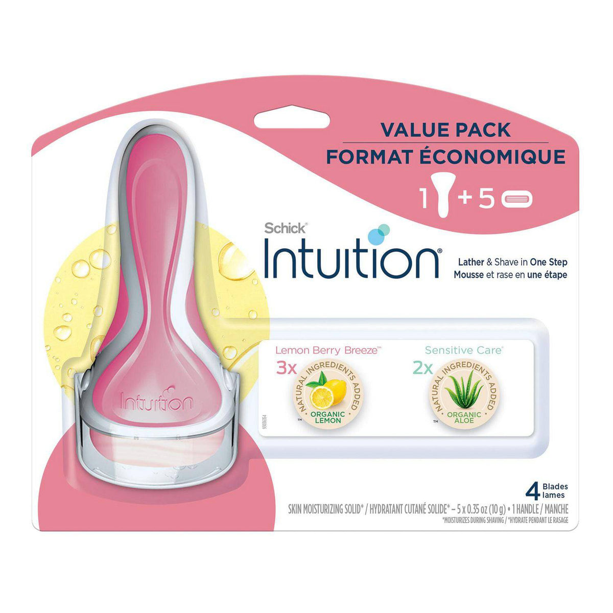 Schick Intuition Razor & Refill Value Pack - Zecoya