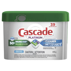 Cascade Platinum ActionPacs, Dishwasher Detergent,  Fresh Scent - Zecoya