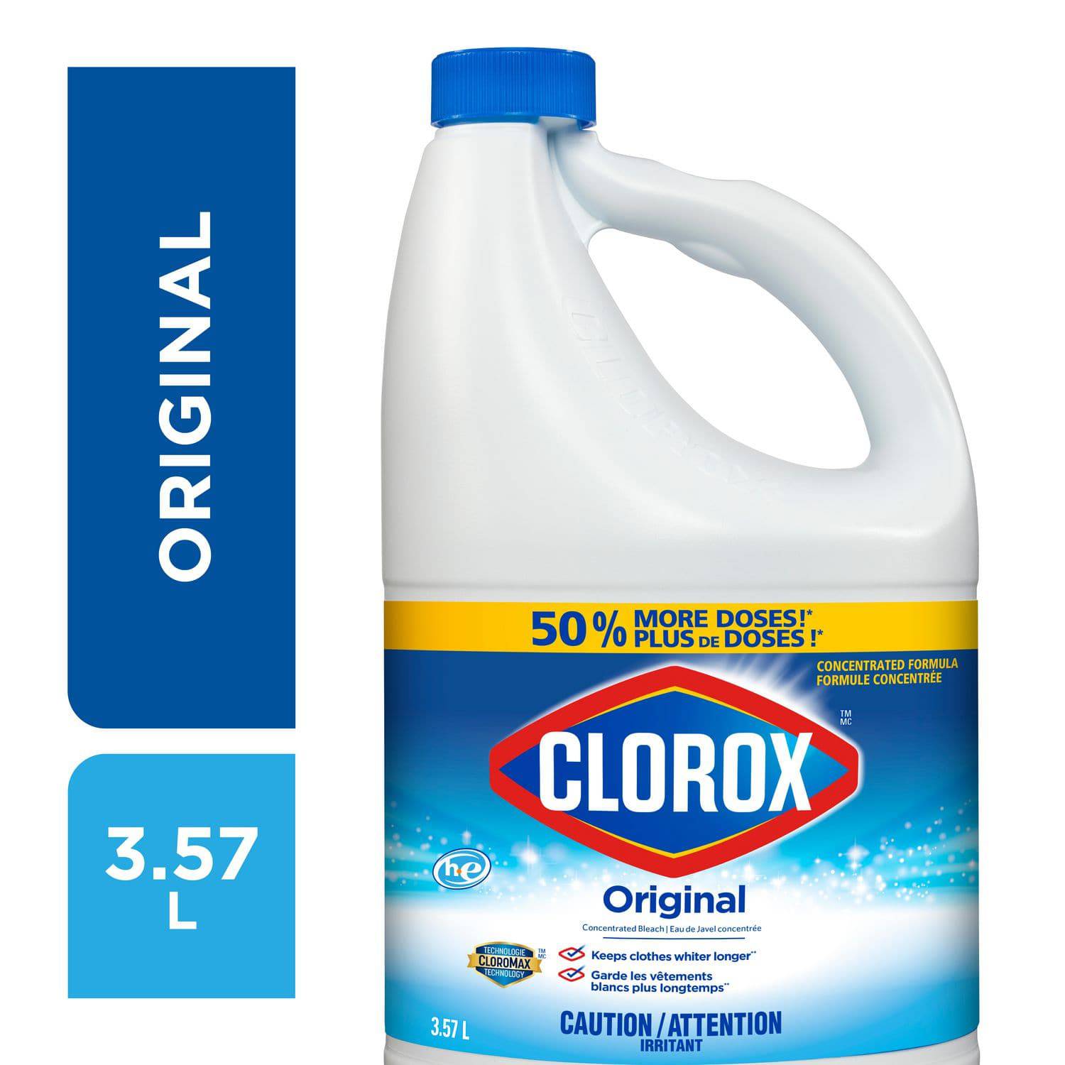 Clorox® Original Concentrated Bleach, 3.57 L - Zecoya