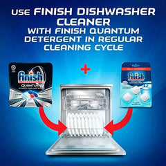 Finish In-Wash Dishwasher Cleaner: Clean Hidden Grease and Grime, 3 ct (Packaging May Vary)