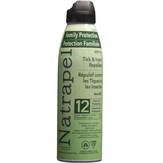 Natrapel Icaridin Insect Repellent 170g, Picaridin Bug Spray for Ticks & Mosquitoes