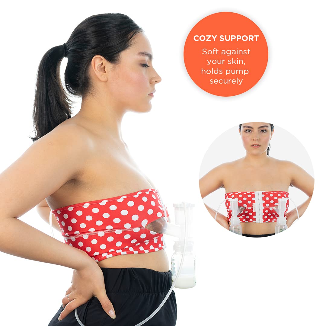 PumpEase Hands-free Pumping Bra in Organic Natural Cotton