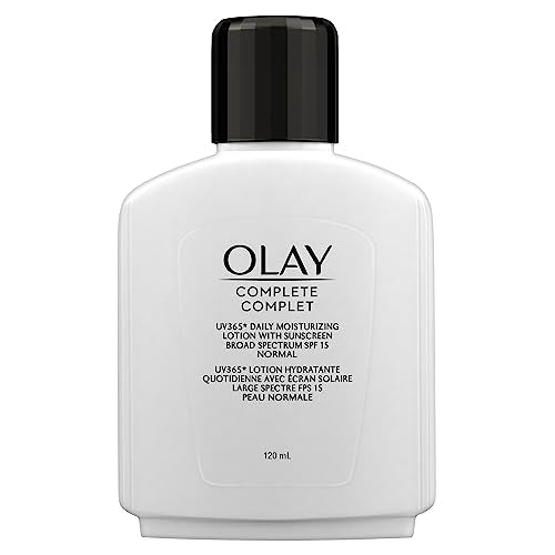 Olay Complete Face Lotion, Face Moisturizer | Vitamins E, Vitamin B3, Niacinamide & Vitamin C with Sunscreen SPF 15, UV 365, Suitable for Normal Skin Types, 120 mL