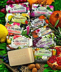 Nesti Dante Il Frutteto Italian Nourishing and Energizing Bar Soap, Peach and Melon, 250 Grams