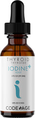 Iodine Drops – 650 Mcg - 1 Year Supply - Liquid Iodine Supplement – Iodine Drops Solution - Pure, Clear Iodine - Vegan Iodine Liquid Drop - 2oz
