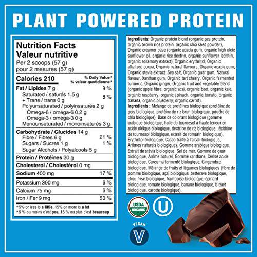 Orgain Nutrition Organic Sport Protein Powder - Chocolate 2.01 LB