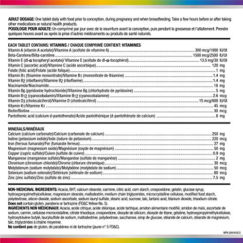 Centrum Prenatal Vitamin Tablet, Postpartum Multivitamin and Mineral Supplement, Essential Prenatal Vitamins, 100 Count (Packaging May Vary)