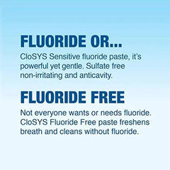 CloSYS Fluoride Free Toothpaste, 3.4 Ounce, Travel Size, Gentle Mint, TSA Compliant, Whitening, Enamel Protection, Sulfate Free