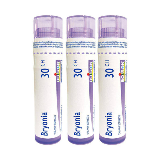 Bryonia 30ch Boiron Homeopathic Medicine, pack of 3 tubes