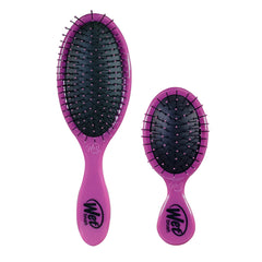 Wet Brush Detangler and Squirt Hair Brush Combo, Purple