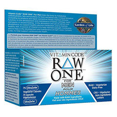 Garden of Life Vitamin Code Raw One for Men - Next Gn. 75's. Supports carbohydrate metabolism and immune function.Supports connective tissue repair and wound healing. For maintenance of bones, cartilage, teeth, skin and gums.