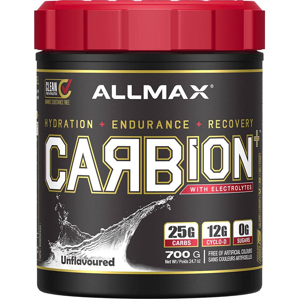 ALLMAX Nutrition - CARBION+ (Hydration, Endurance & Recovery) - Unflavoured 700 Gram, 25 serves