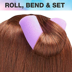 Conair Foam Hair Rollers for Big Loop Curls, Hair Rollers, Hair Curlers in Assorted Sizes, 8 Count (Pack of 1)