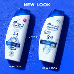 Head & Shoulders Classic Clean 2-in-1 Shampoo + Conditioner, 613ML