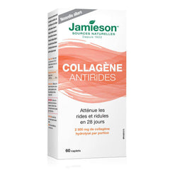 Jamieson Collagen Anti-Wrinkle - 2,500 mg Hydrolyzed Collagen, 60 Count (Pack of 1)