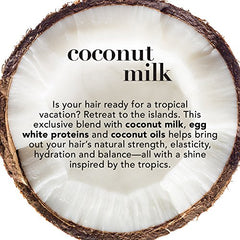 OGX Nourishing + Coconut Milk Shampoo, 385ml