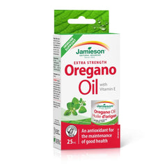 Jamieson Extra Strength Oregano Oil With Vitamin E, 25.0 ml (Pack of 1)