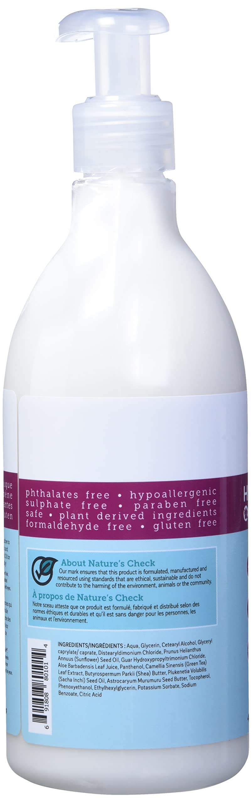 Earthsafe Unscented Hair Conditioner, 400 ml (Pack of 1)