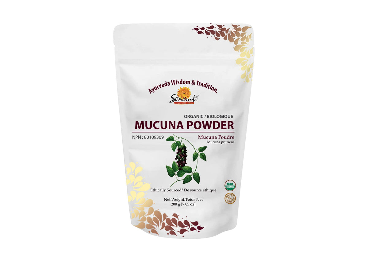 Organic Mucuna Powder 200g/ NPN 80109309/ Traditional Nutritive Tonic/Cowhage/Mucunapruriens