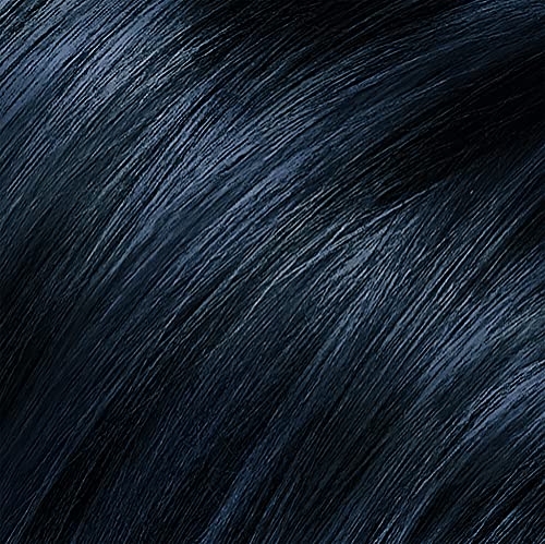 L'Oréal Paris Feria Multi-Faceted Shimmering Permanent Hair Color, 411 Dark Blue Brown, with Aromatic Shimmer Serum, Gentle, Deep Conditioning Hair Color for Women, 1 EA