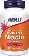 Now Foods Niacin Flush Free 500mg 90vcap