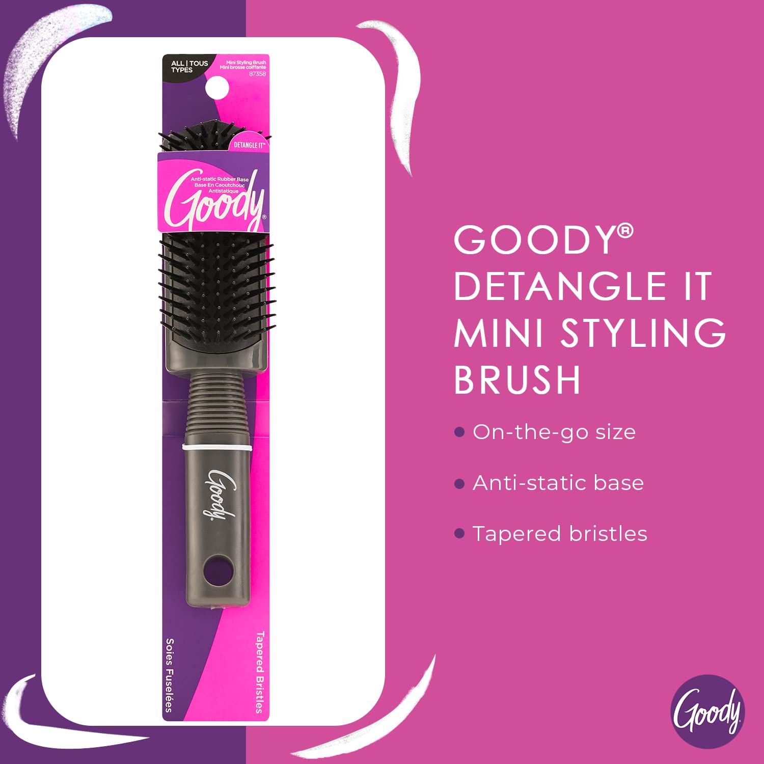 Goody Mini Series Rubber Base Brush