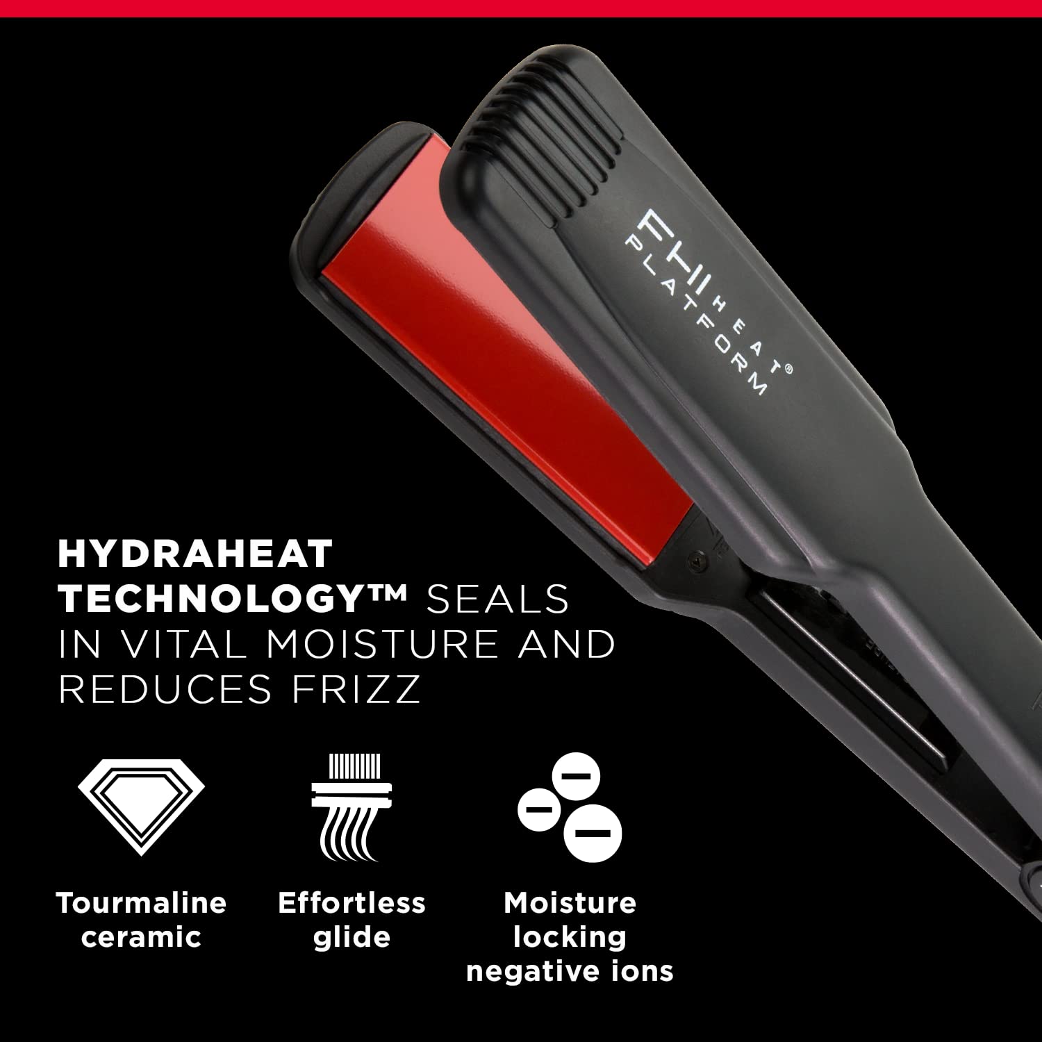 FHI Heat Platform Tourmaline Ceramic Professional Hair Styling Iron, 1-3/4 Inches