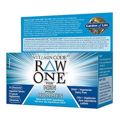 Garden of Life Vitamin Code Raw One for Men - Next Gn. 75's. Supports carbohydrate metabolism and immune function.Supports connective tissue repair and wound healing. For maintenance of bones, cartilage, teeth, skin and gums.