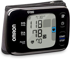 OMRON 7 Series Wireless Wrist Blood Pressure Monitor, Black