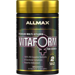 ALLMAX Nutrition - Vitaform - Premium - Multi-Vitamin for Women - 60 Count - 30-day supply