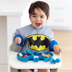 Bumkins DC Comics Costume Sleeved Bib, Batman