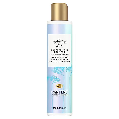 Pantene Hydrating Glow With Baobab Essence Shampoo, Sulfate- and Silicone-Free, 285 Milliliters