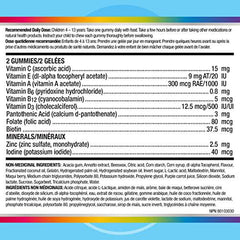 Centrum Junior Multigummies, Multivitamins, Gummies Kids Multivitamin, Gluten-Free, Orange, Cherry & Berry Flavours, Mineral Supplement, 70 Count (Packaging May Vary)