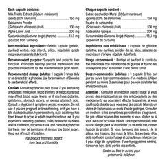 Liver Health Milk Thistle, Schisandra, Alpha Lipoic Acid & Turmeric