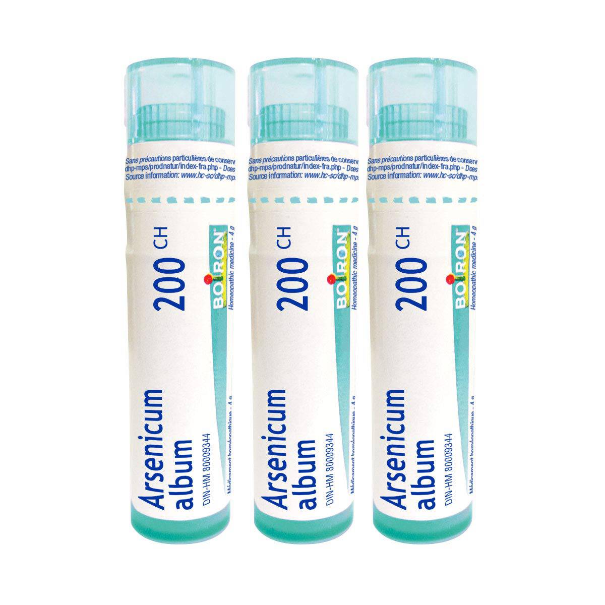 Boiron Arsenicum album 200CH, 80 Pellets, homeopathic medicine 3 count