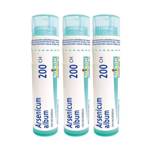 Boiron Arsenicum album 200CH, 80 Pellets, homeopathic medicine 3 count