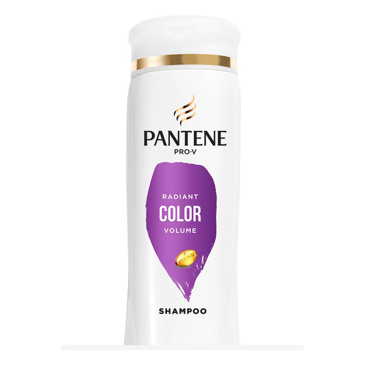 Pantene Shampoo, Cleanse and Nourish Colour Treated Hair, Radiant Colour Volume, No Stripping, Safe for Colour Treated Hair, Paraben Free, for Women, 355 mL