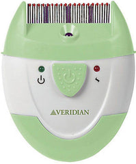 Veridian Healthcare Finito Electronic Lice Comb, Green/White