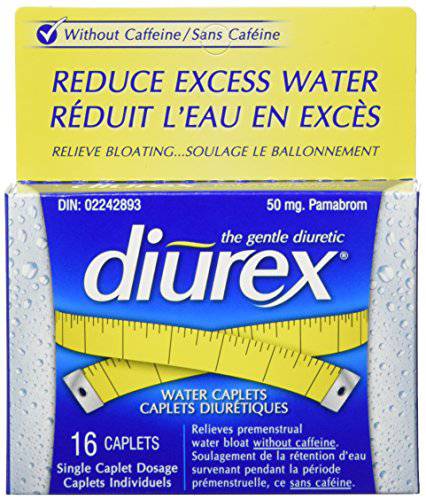 Diurex Water Caplets Caffeine Free 16ct